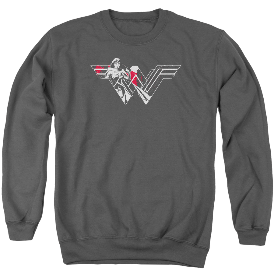 Batman v Superman Wonder Splatter Logo - Men's Crewneck