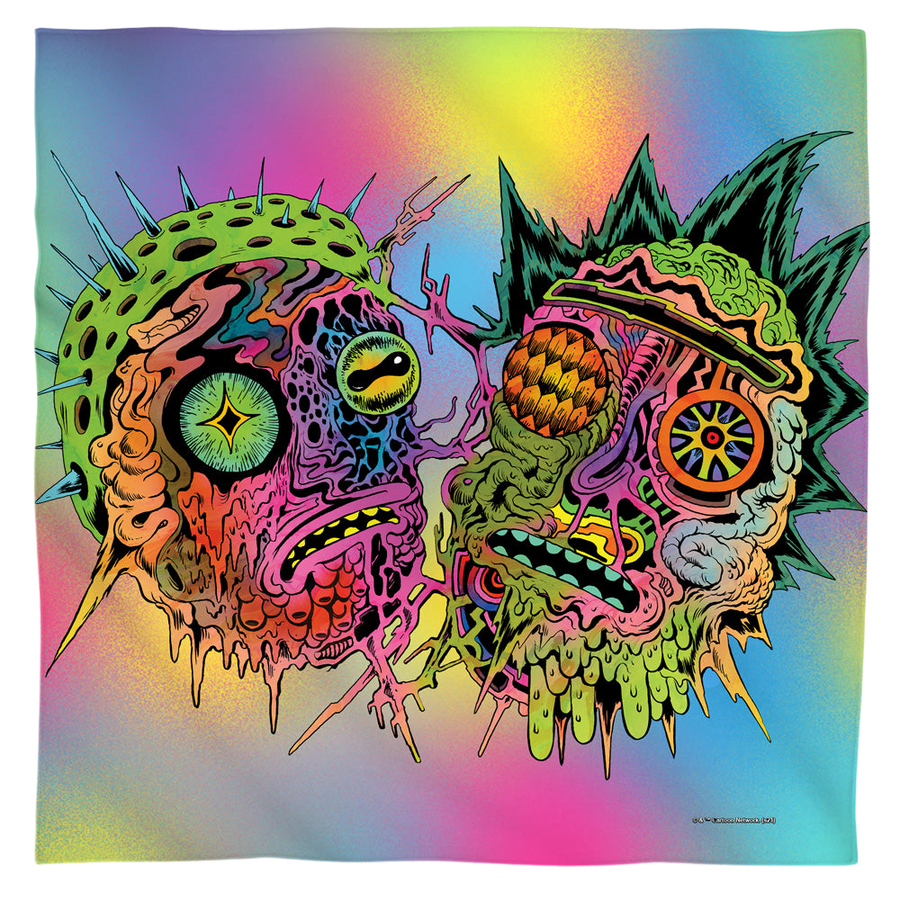 Rick and Morty Psychedelic Melt - Bandana