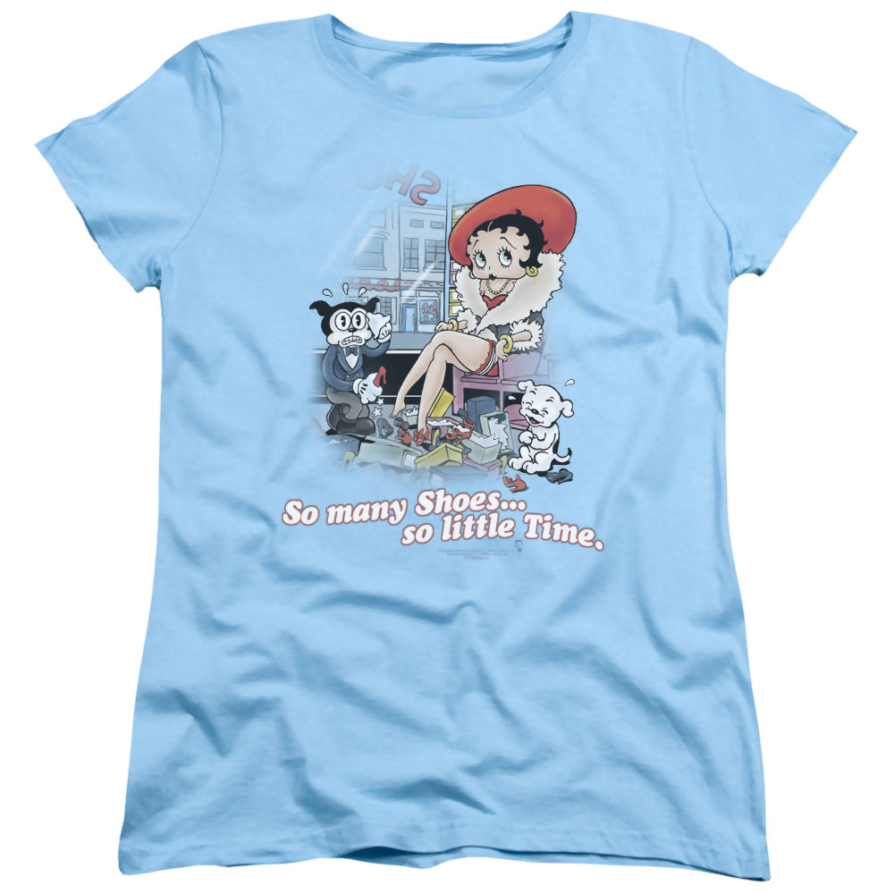 Betty Boop So Many Shoes - Women's T-Shirt