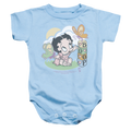 Betty Boop Blue Butterflies - Baby Bodysuit