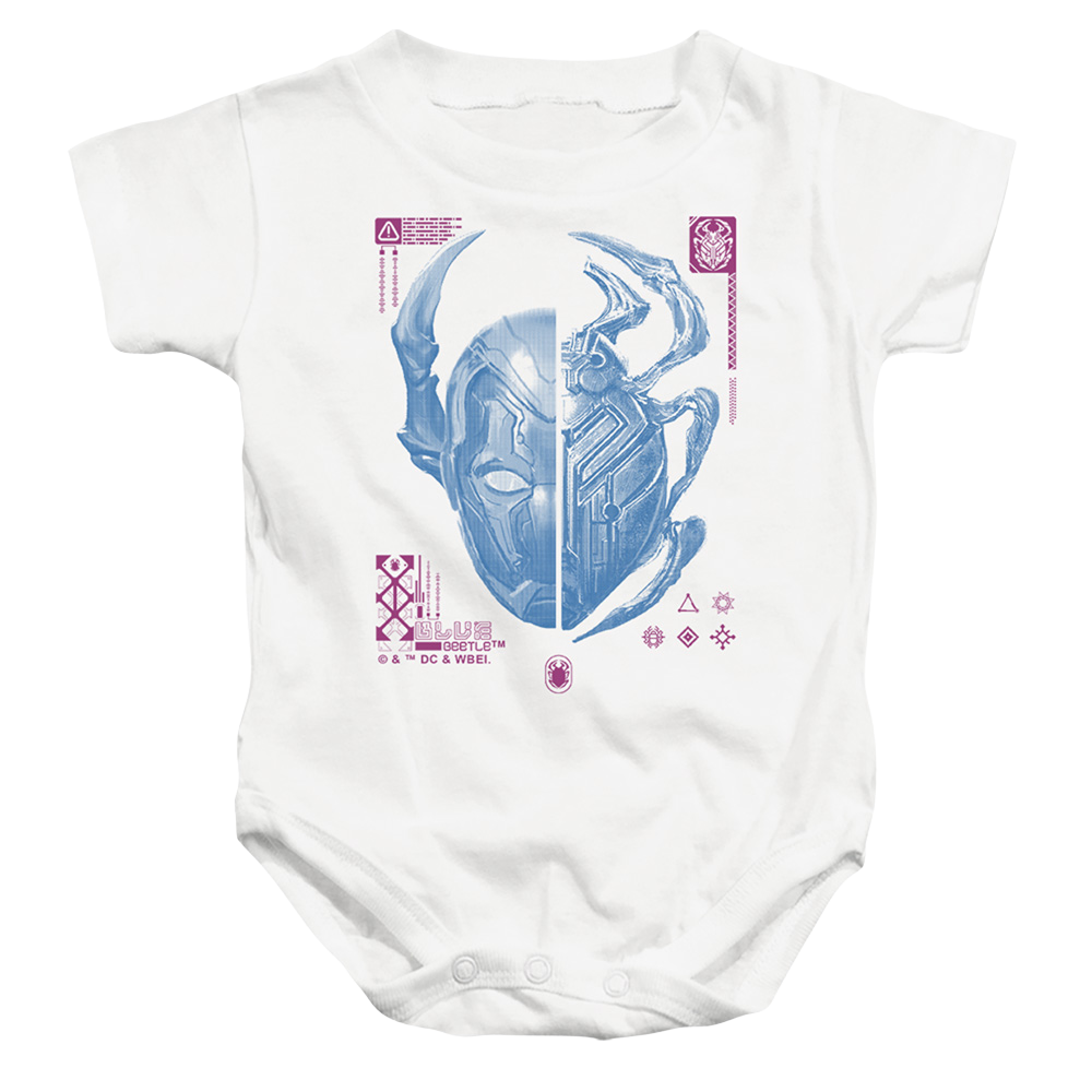BLUE BEETLE (2023) Split Beetle - Baby Bodysuit