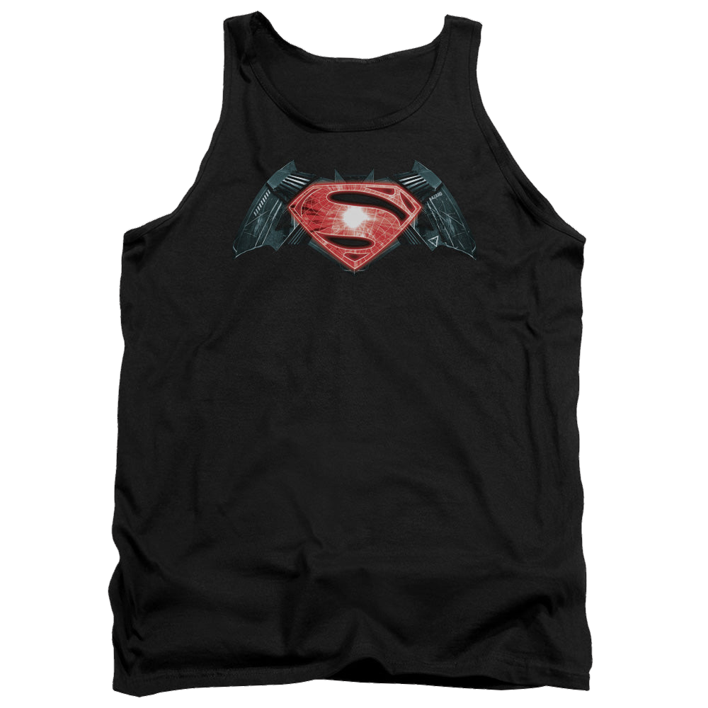 Batman v Superman Industrial Logo - Men's Tank Top