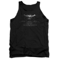 Batman v Superman Bw Logo - Men's Tank Top