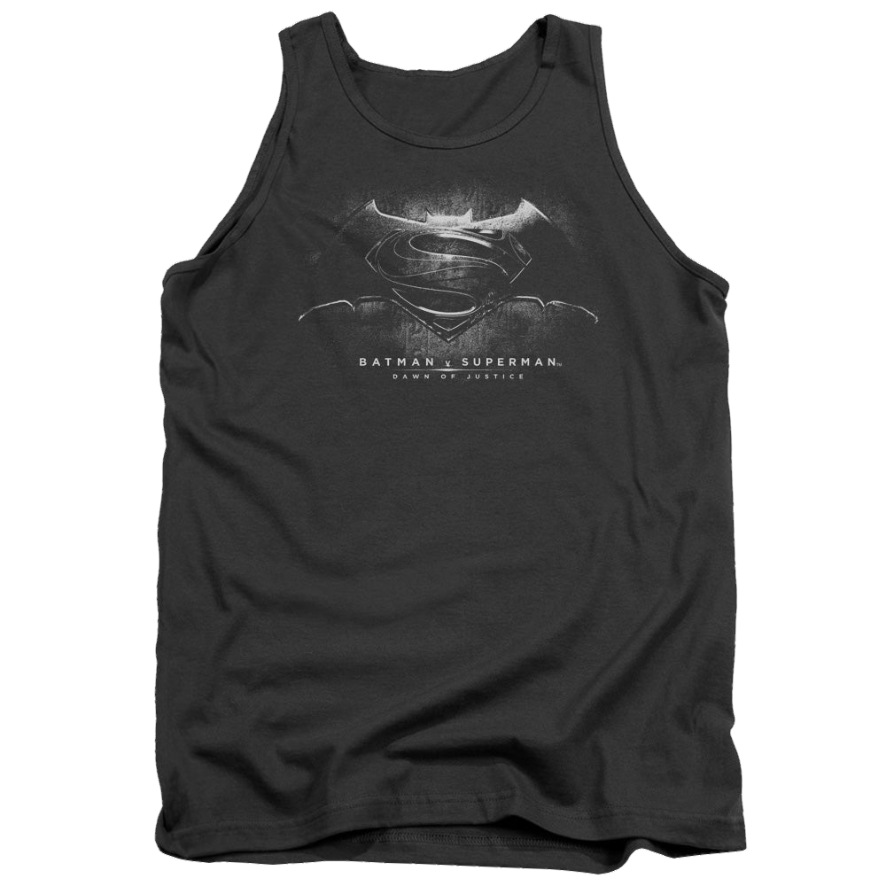 Batman v Superman Bw Logo - Men's Tank Top