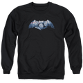 Batman v Superman Plated Bat Logo - Men's Crewneck product image 1
