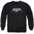 Batman v Superman Plated Bat Logo - Men's Crewneck product image 1