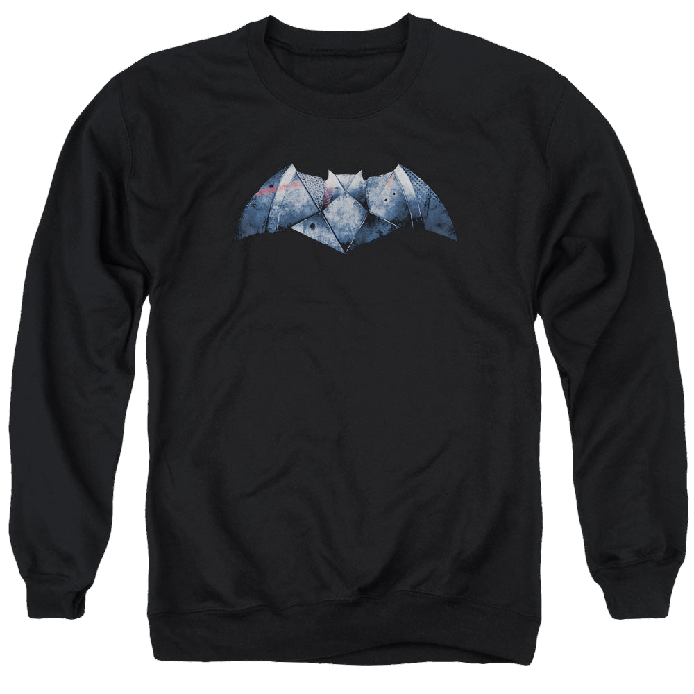 Batman v Superman Plated Bat Logo - Men's Crewneck product image 1