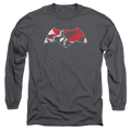 Batman v Superman Armor Splatter Logo - Men's Long Sleeve product image 1