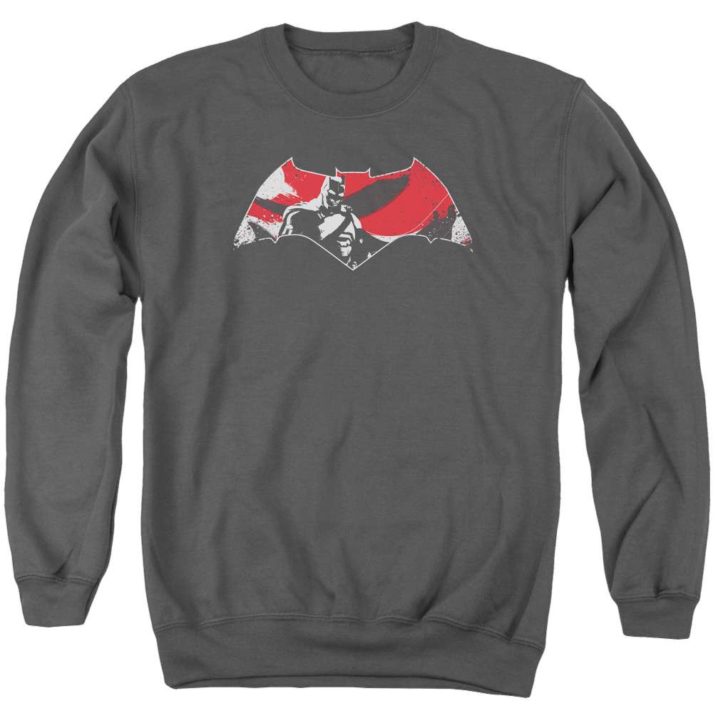 Batman v Superman Armor Splatter Logo - Men's Crewneck product image 1