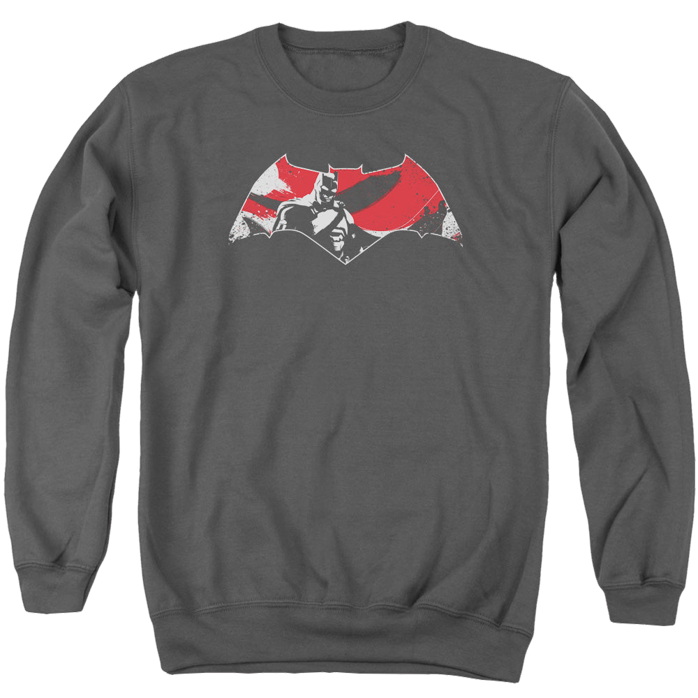 Batman v Superman Armor Splatter Logo - Men's Crewneck product image 1