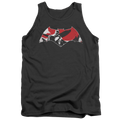 Batman v Superman Armor Splatter Logo - Men's Tank Top