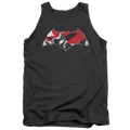 Batman v Superman Armor Splatter Logo - Men's Tank Top