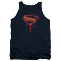 Batman v Superman Tech Super Logo - Men's Tank Top