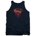 Batman v Superman Tech Super Logo - Men's Tank Top