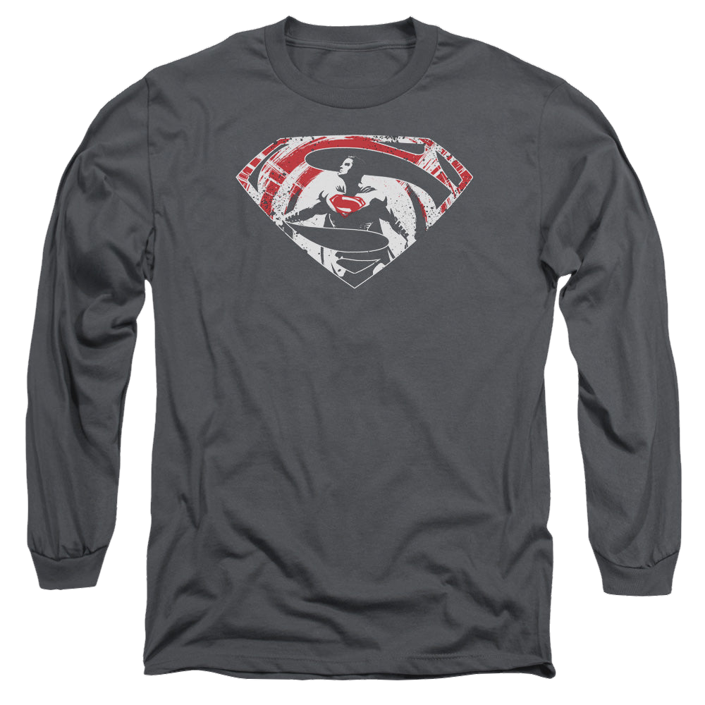 Batman v Superman Super Splatter Logo - Men's Long Sleeve product image 1