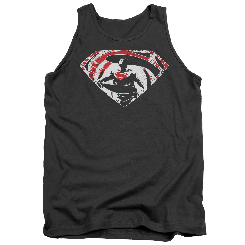Batman v Superman Super Splatter Logo - Men's Tank Top
