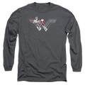 Batman v Superman Wonder Splatter Logo - Men's Long Sleeve product image 1