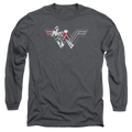 Batman v Superman Wonder Splatter Logo - Men's Long Sleeve product image 1