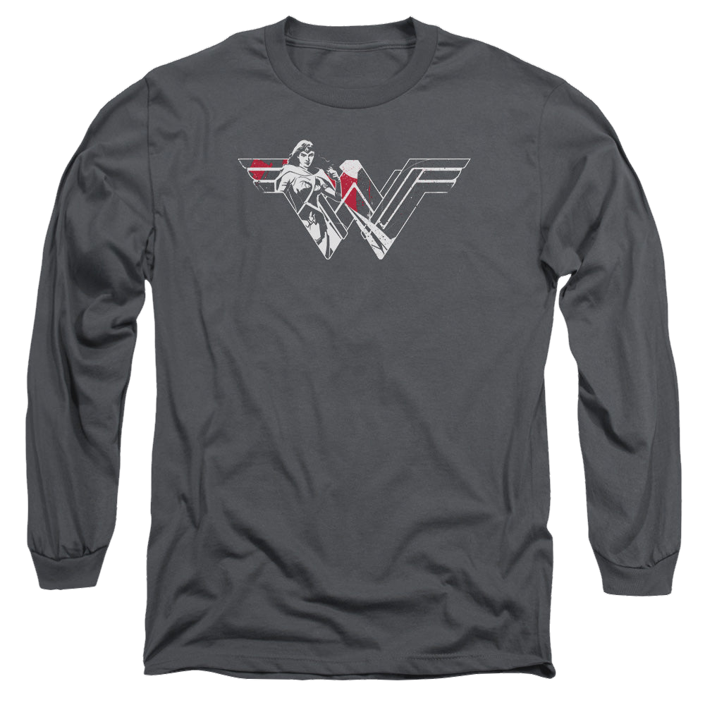 Batman v Superman Wonder Splatter Logo - Men's Long Sleeve product image 1