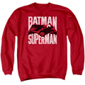 Batman v Superman Silhouette Fight - Men's Crewneck product image 1