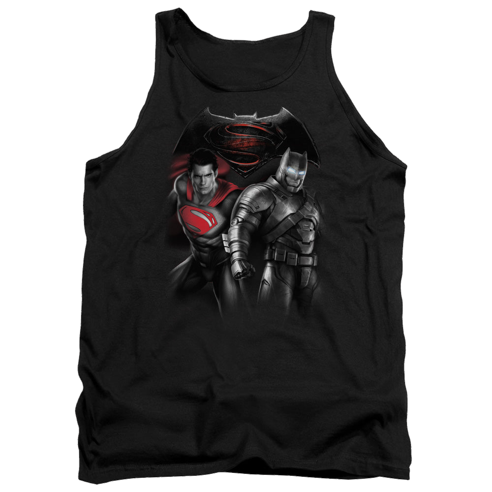 Batman v Superman Stand Off - Men's Tank Top
