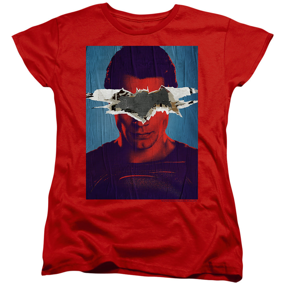 Batman v Superman Superman Poster - Women's T-Shirt