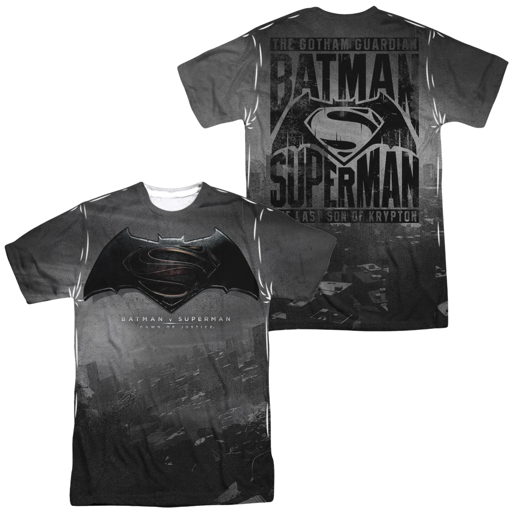 Batman v Superman Logo City (Front/Back Print) - Men's product image 1