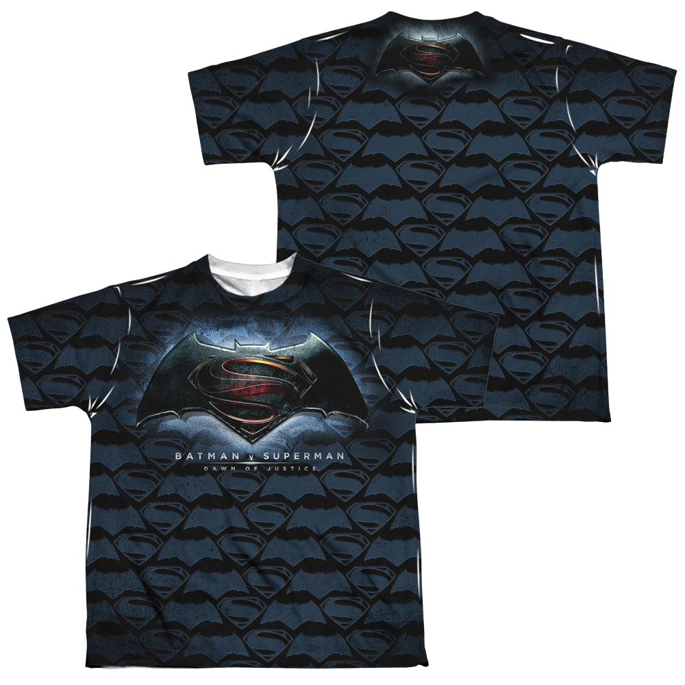 Batman v Superman Logo Pattern (Front/Back Print) - Youth product image 1