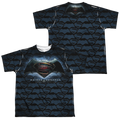 Batman v Superman Logo Pattern (Front/Back Print) - Youth product image 1