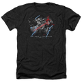 Batman v Superman Lightning V Heat Vision - Men's Heather product image 1