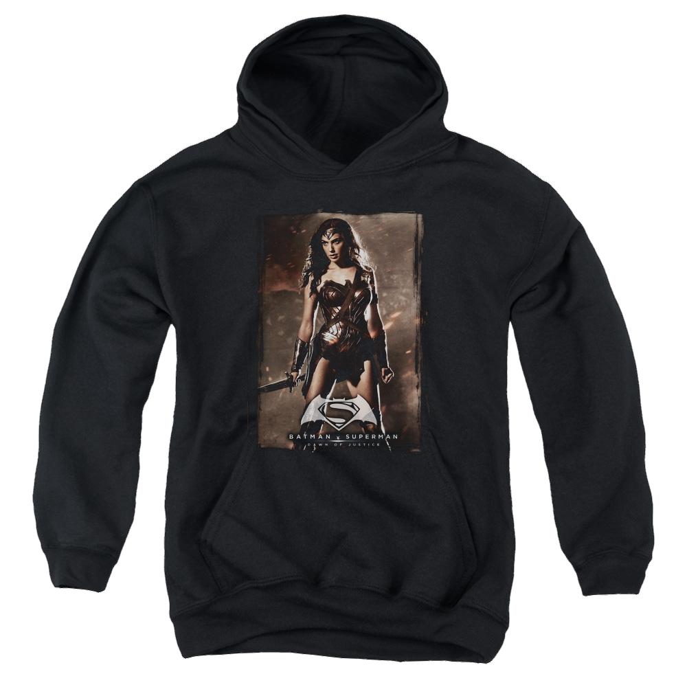 Batman v Superman Ww Poster - Youth Hoodie