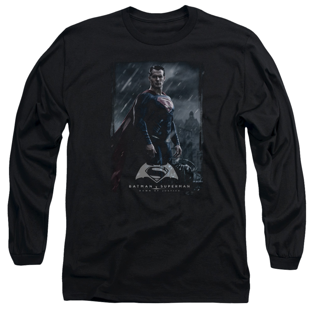 Batman v Superman Supe Poster - Men's Long Sleeve T-Shirt