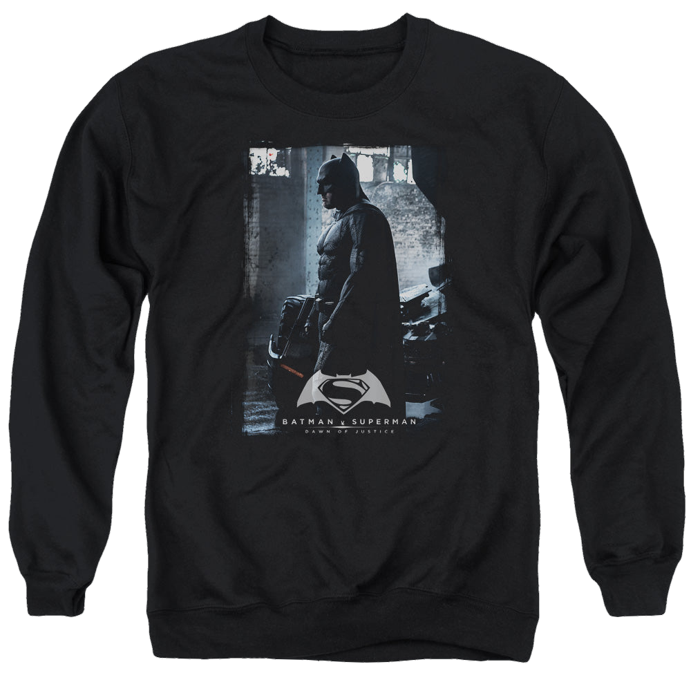 Batman v Superman Bat Poster - Men's Crewneck Sweatshirt