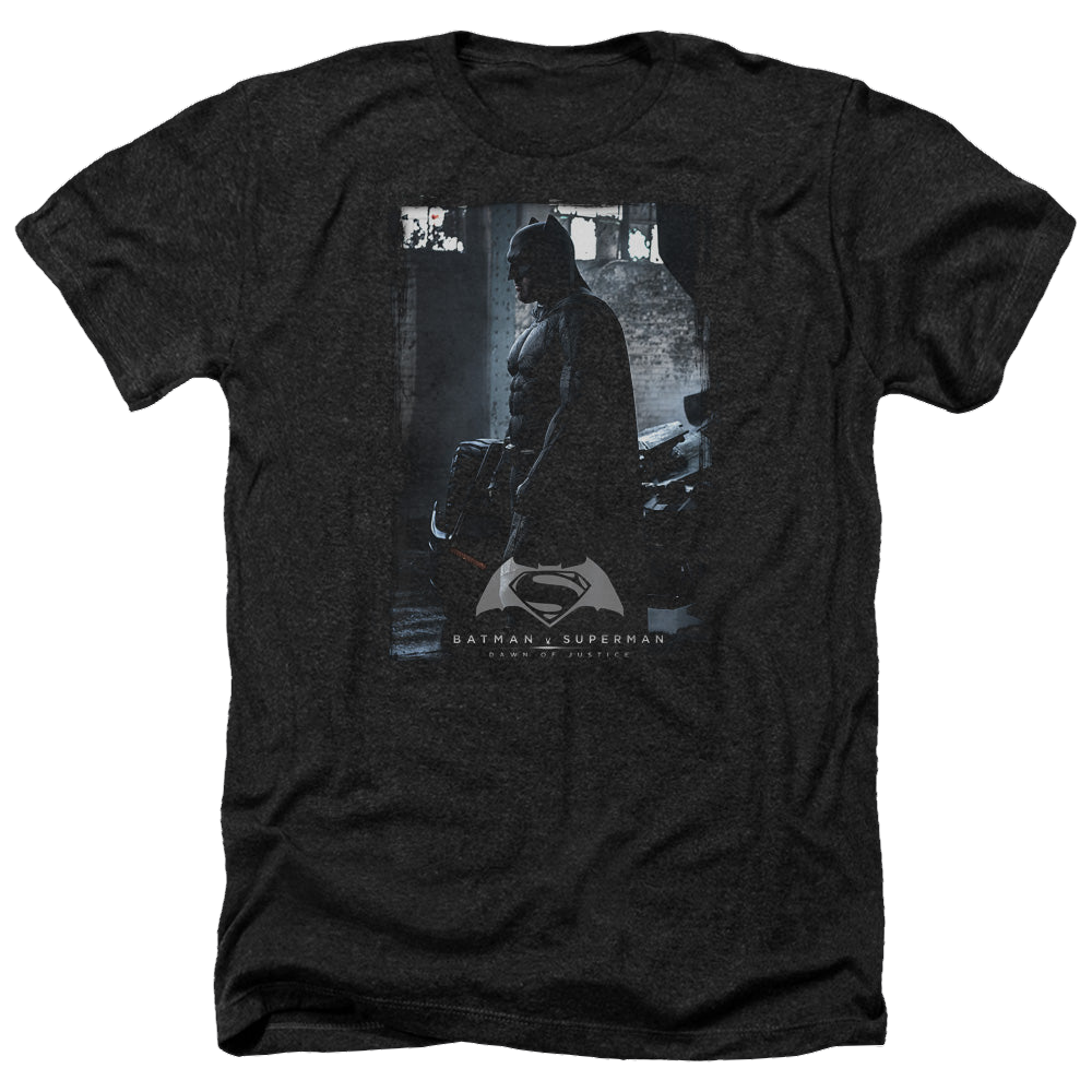 Batman v Superman Bat Poster - Men's Heather T-Shirt