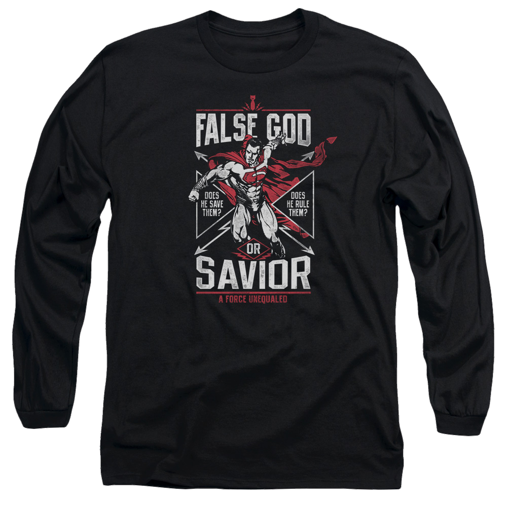 Batman v Superman False God Or Savior - Men's Long Sleeve product image 1