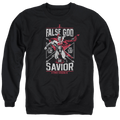 Batman v Superman False God Or Savior - Men's Crewneck product image 1