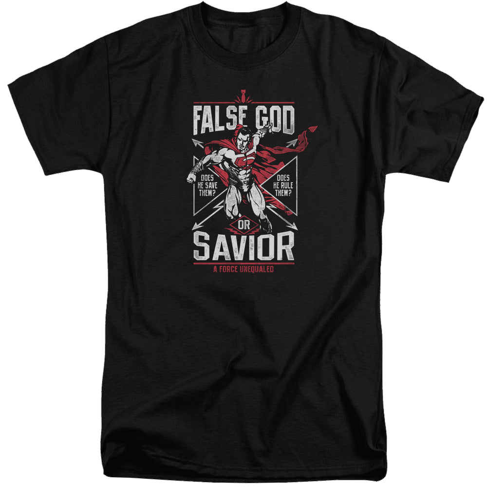 Batman v Superman False God Or Savior - Men's Tall Fit product image 1