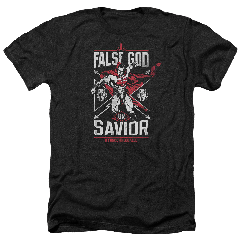 Batman v Superman False God Or Savior - Men's Heather product image 1