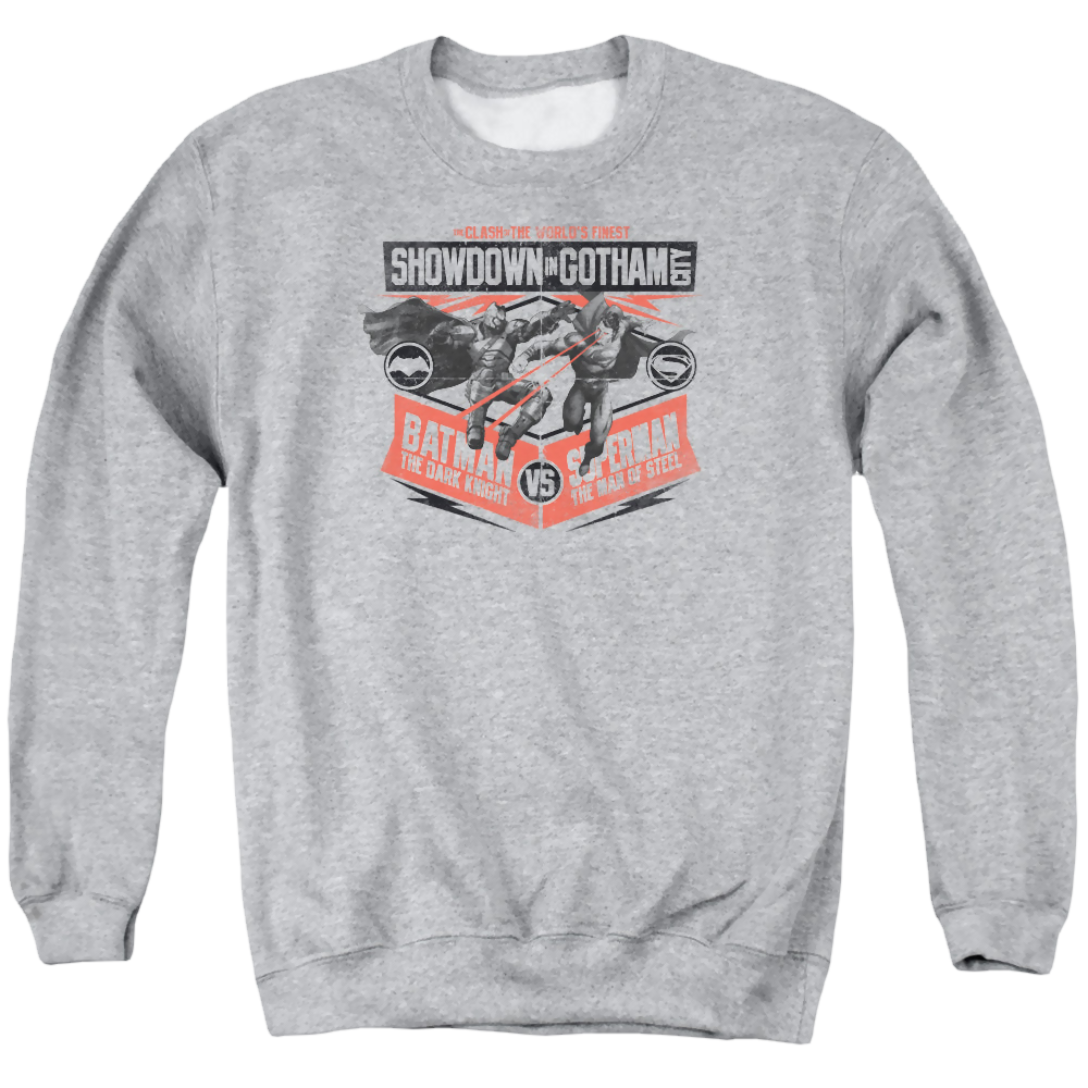 Batman v Superman Showdown In Gotham - Men's Crewneck product image 1