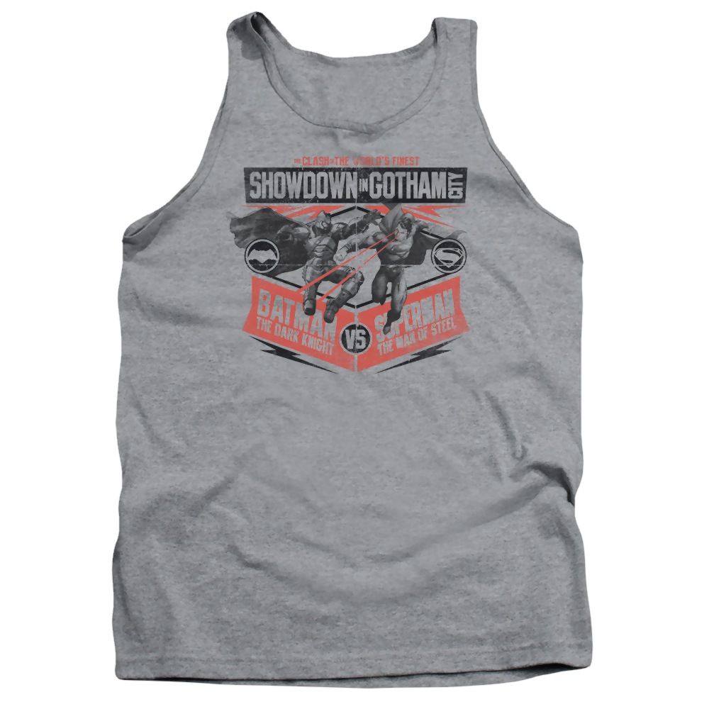 Batman v Superman Showdown In Gotham - Men's Tank Top
