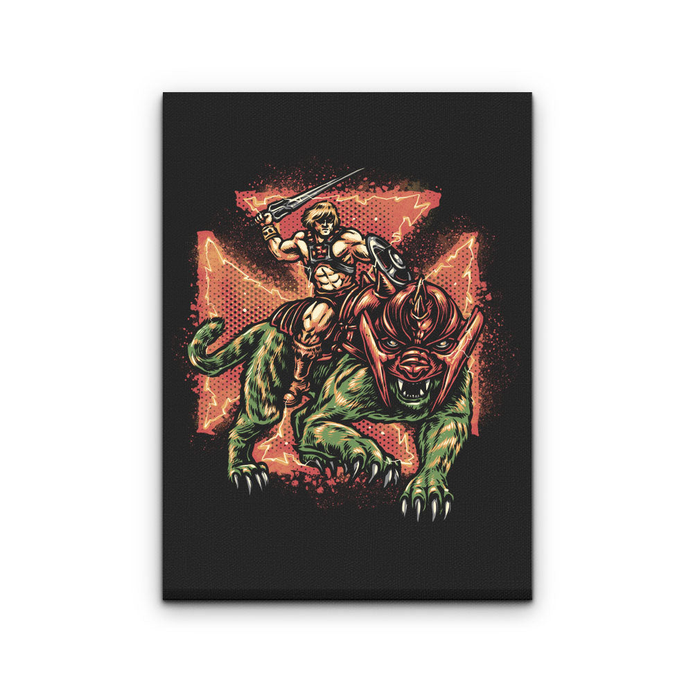 Battle Companion - Canvas Print