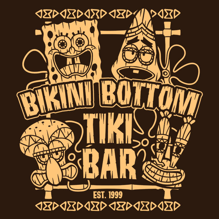 Bikini Bottom Tiki Bar - Canvas Print