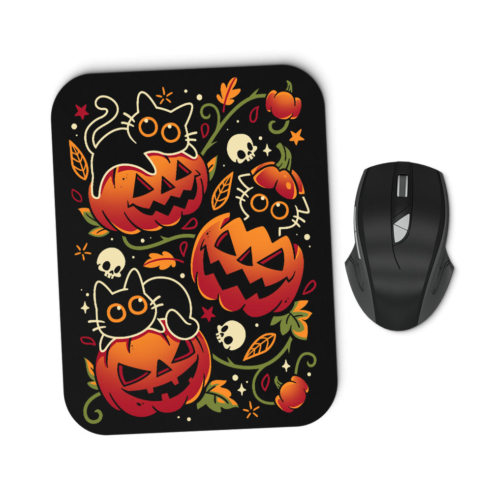Black Cats Pumpkin Party - Mousepad product image 1