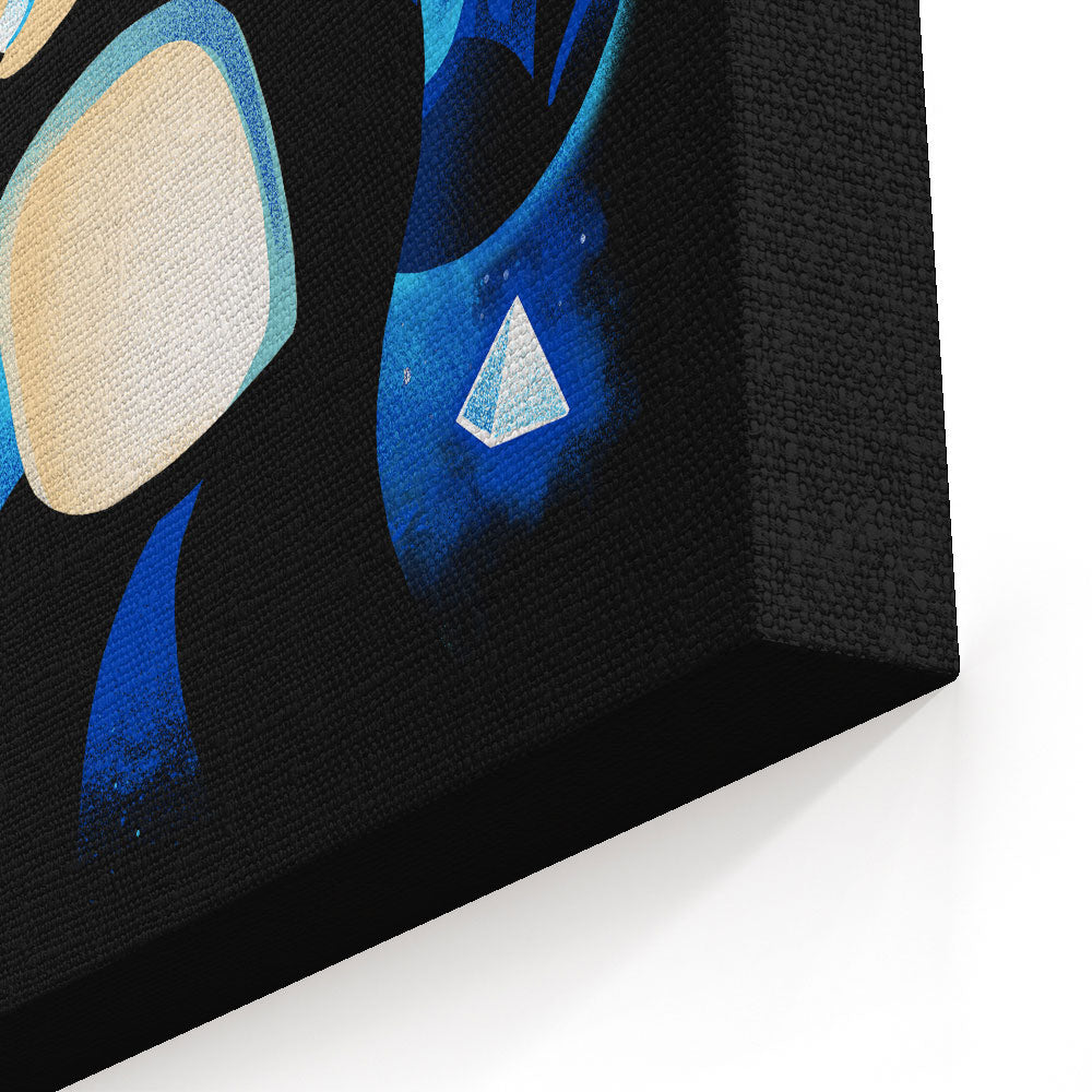 Blue Dog Dad - Canvas Print