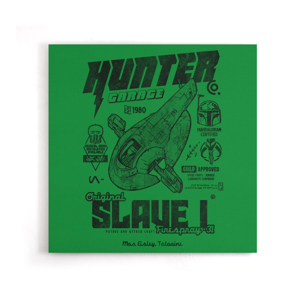 Bounty Hunter Garage - Canvas Print