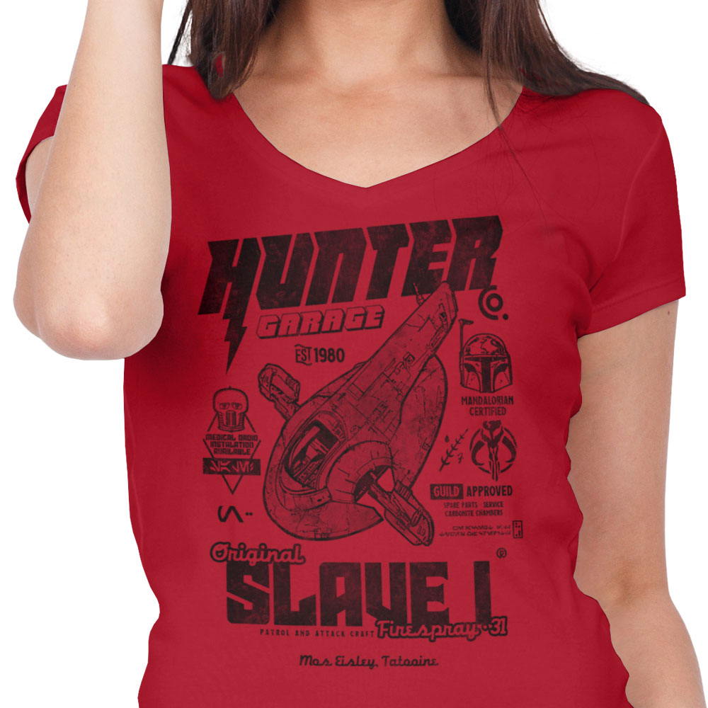Bounty Hunter Garage - Women's V-Neck product image 2