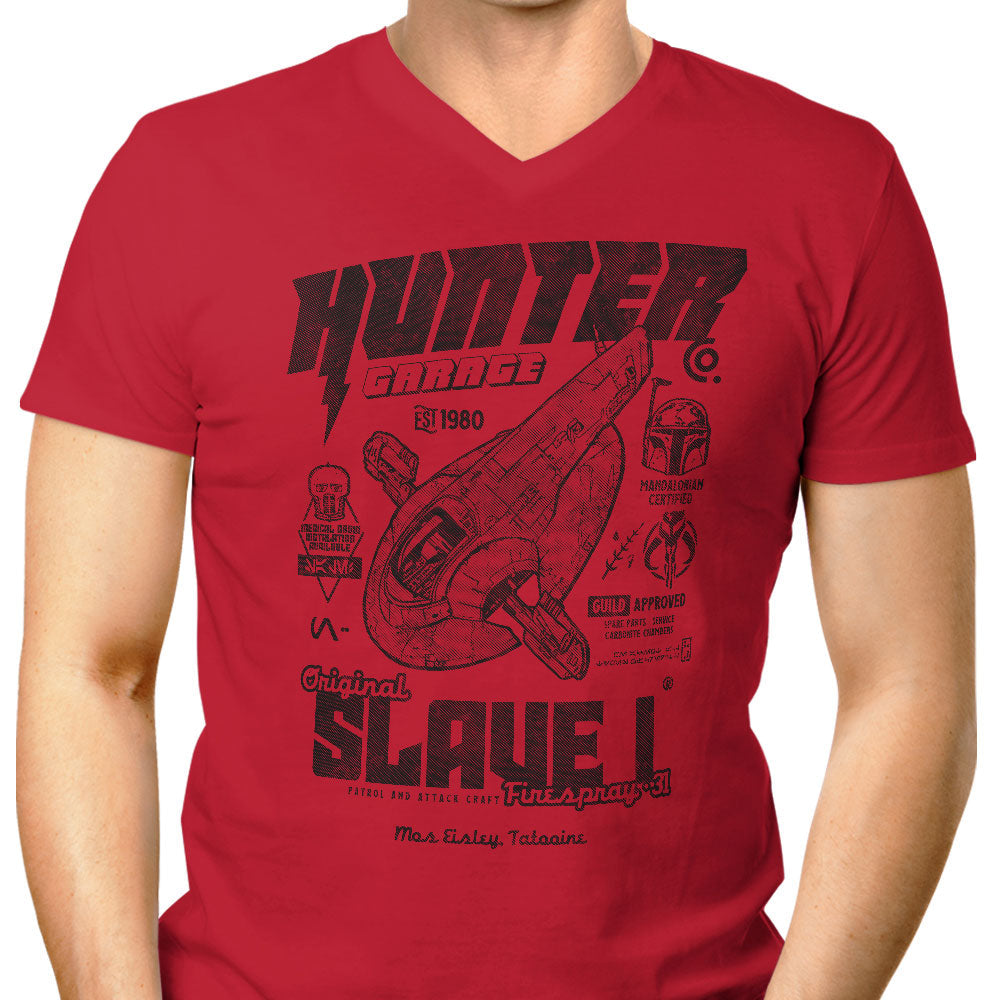 Bounty Hunter Garage - Men's V-Neck product image 1