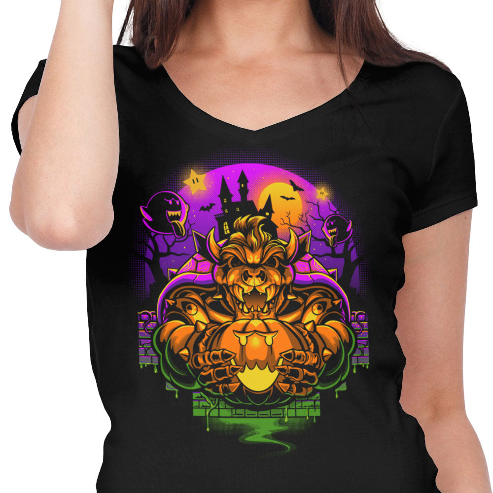 Bowserween - Women's V-Neck product image 4