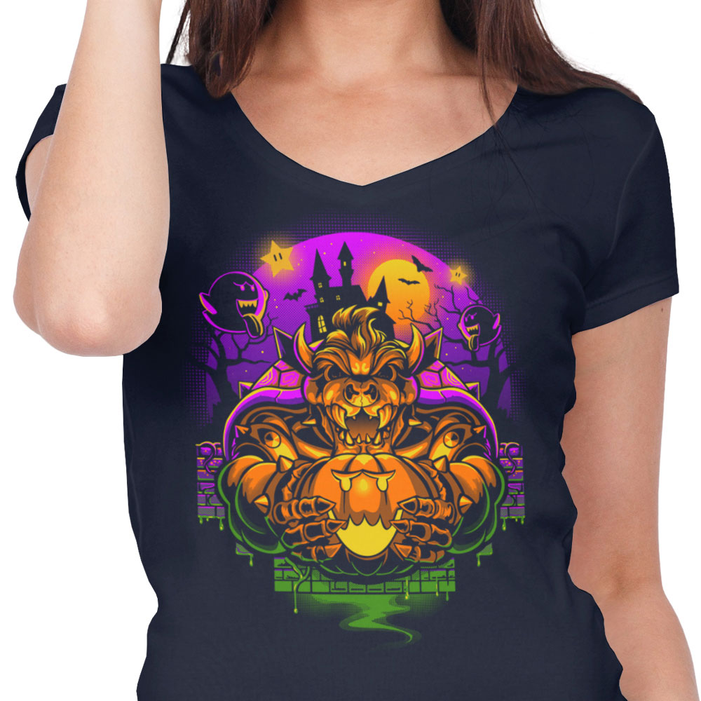 Bowserween - Women's V-Neck product image 5
