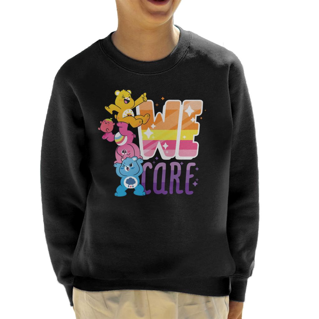 Care Bears Unlock The Magic We White Border Kid's Sweatshirt product image 1
